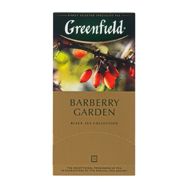 Чай Greenfield Barberry Garden листовой 25 пакетиков